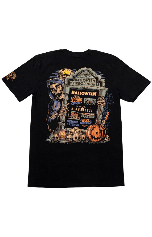 Image for Halloween Horror Nights 2022 Event Adult T-Shirt from UNIVERSAL ORLANDO