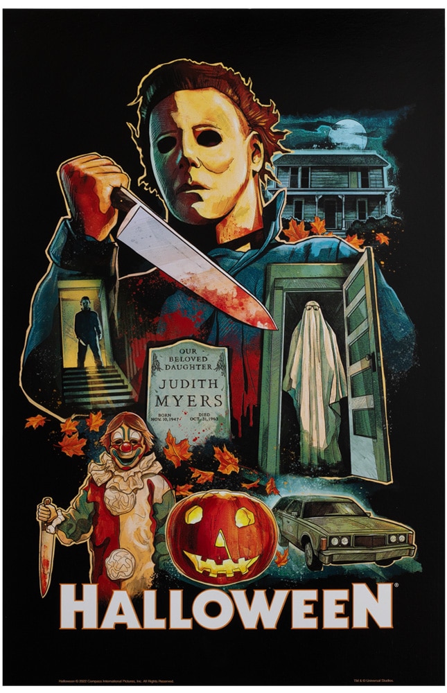 Halloween Horror Nights 2022 Halloween 1978 Poster UNIVERSAL ORLANDO