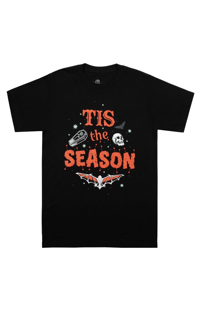 Image for Halloween Horror Nights 2023 Tis The Season Adult T-Shirt from UNIVERSAL ORLANDO