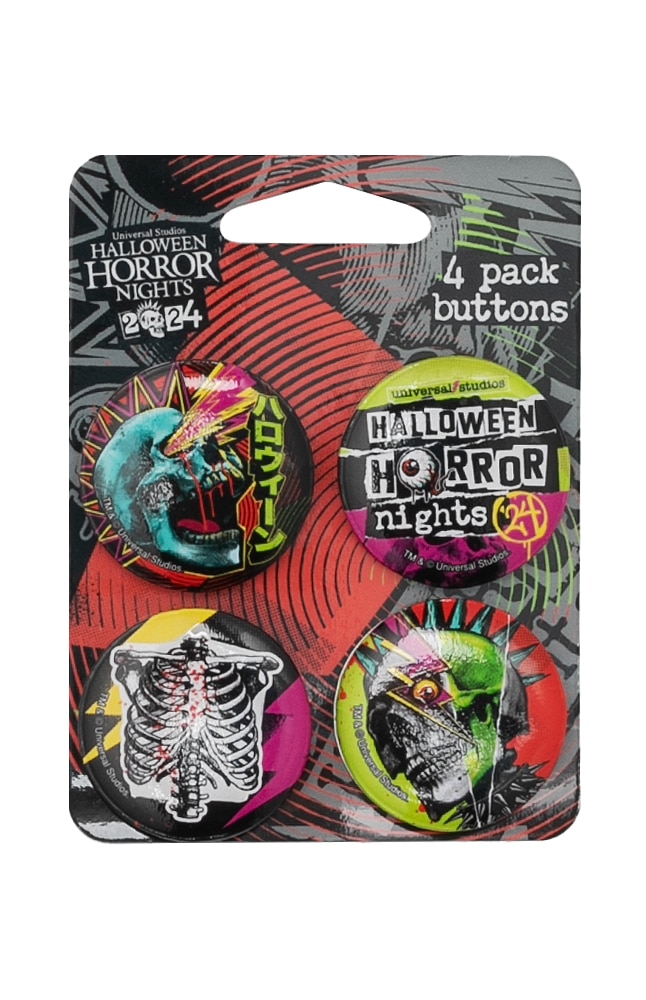 Image for Halloween Horror Nights 2024 Button Set from UNIVERSAL ORLANDO