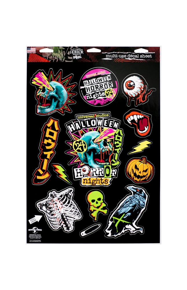 Image for Halloween Horror Nights 2024 Decal Sheet from UNIVERSAL ORLANDO