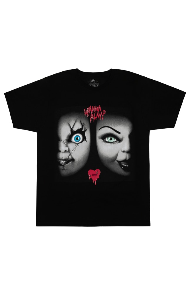 Halloween Horror Nights 2025 Chucky & Tiffany Adult TShirt UNIVERSAL