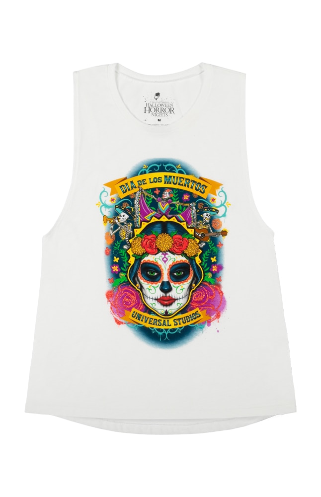 Halloween Horror Nights 2024 Dia De Los Muertos Ladies Adult TShirt