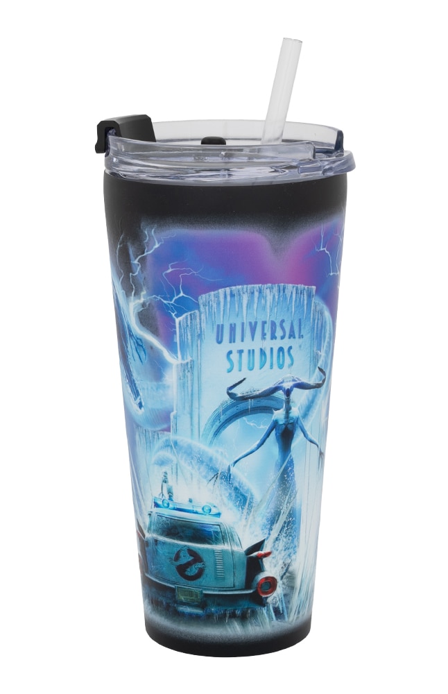 Image for Halloween Horror Nights 2024 Ghostbusters House Stainless Steel Tumbler from UNIVERSAL ORLANDO