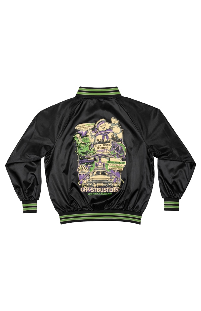 Image for Halloween Horror Nights 2024 Ghostbusters Retro Bomber Jacket from UNIVERSAL ORLANDO