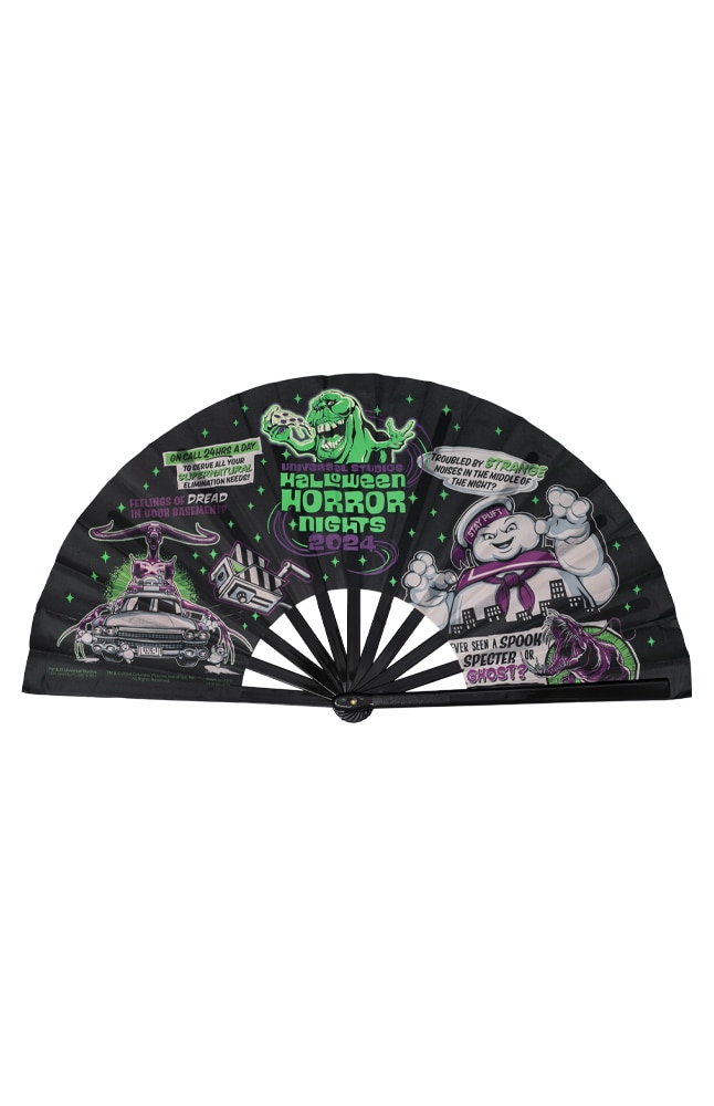 Image for Halloween Horror Nights 2024 Ghostbusters Retro Hand Fan from UNIVERSAL ORLANDO