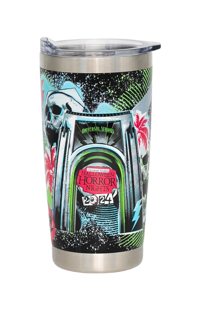 Image for Halloween Horror Nights 2024 &quot;Horror Lives Here&quot; Steel Tumbler from UNIVERSAL ORLANDO