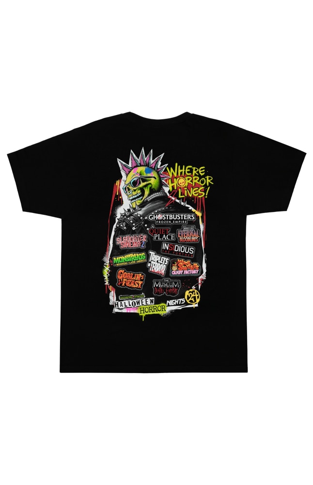 Image for Halloween Horror Nights 2024 House Adult T-Shirt from UNIVERSAL ORLANDO