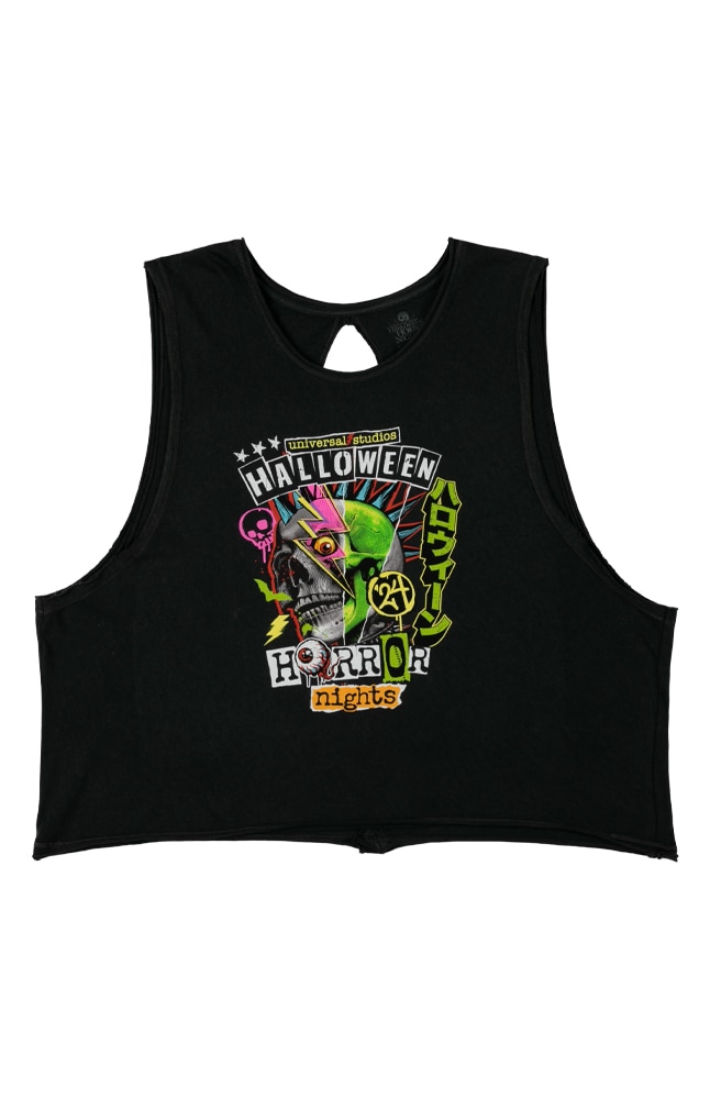 Image for Halloween Horror Nights 2024 Ladies Cropped Tank from UNIVERSAL ORLANDO