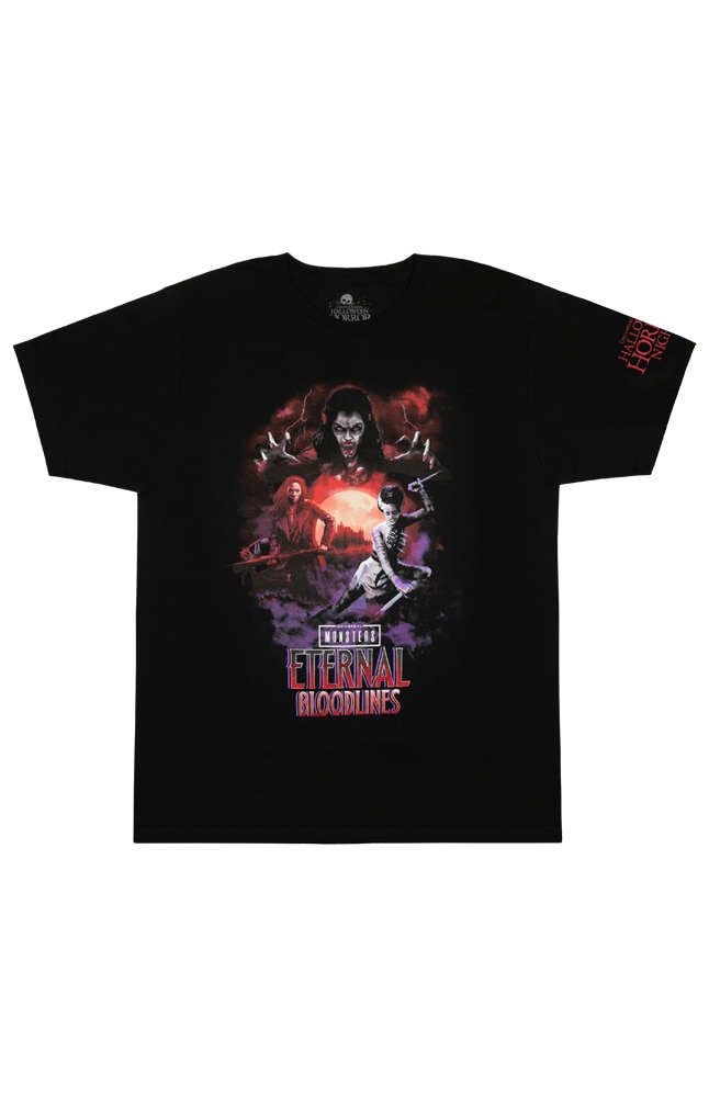 Image for Halloween Horror Nights 2024 Monsters Adult T-Shirt from UNIVERSAL ORLANDO