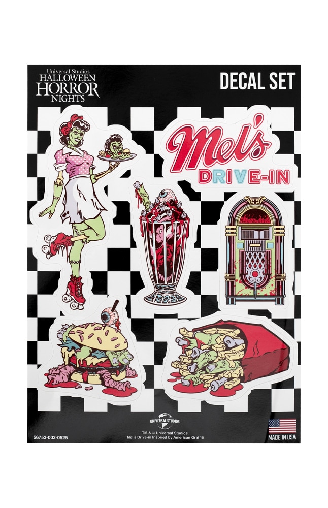 Image for Halloween Horror Nights 2025 Mel&apos;s Decal Set from UNIVERSAL ORLANDO
