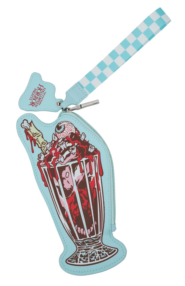 Image for Halloween Horror Nights 2025 Mel&apos;s Die-In Milkshake Zippered Wallet from UNIVERSAL ORLANDO
