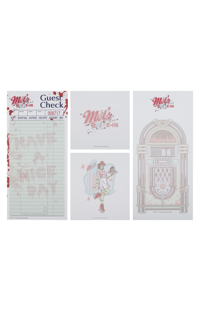 Image for Halloween Horror Nights 2025 Mel&apos;s Die-In Notepad Set from UNIVERSAL ORLANDO