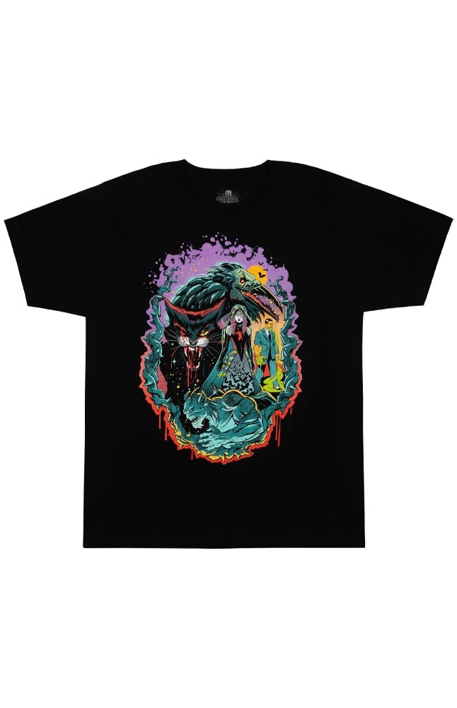 Image for Halloween Horror Nights 2025 Origins of Horror Adult T-Shirt from UNIVERSAL ORLANDO