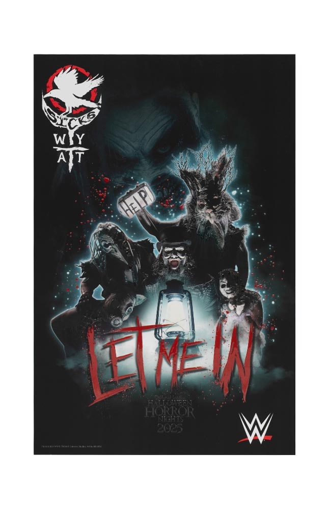 Image for Halloween Horror Nights 2025 WWE Wyatt Sicks &quot;Let Me In&quot; Poster from UNIVERSAL ORLANDO