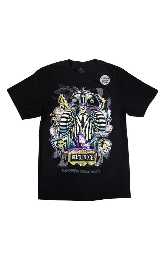 Halloween Horror Nights Beetlejuice Adult T Shirt Universal Orlando Halloween Horror Nights Beetlejuice Adult T Shirt Universal Orlando
