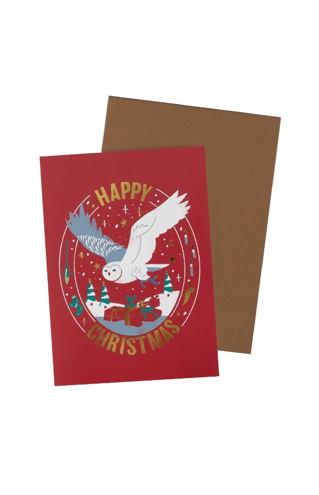 Image for Happy Christmas Hedwig&trade; Greeting Card from UNIVERSAL ORLANDO