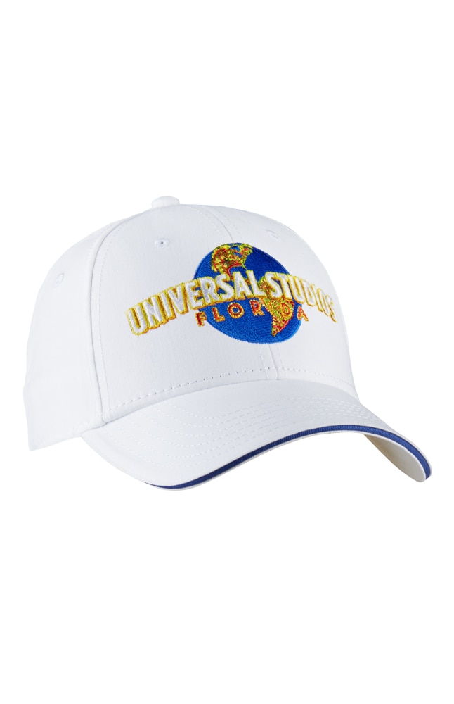 Image for Universal Studios Florida White Embroidered Adult Cap from UNIVERSAL ORLANDO