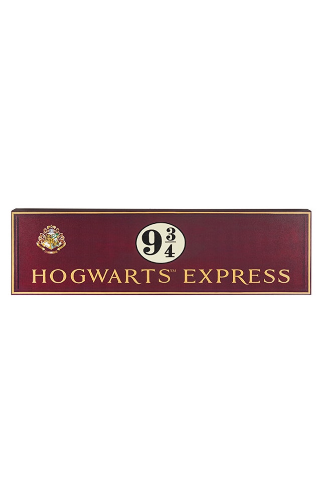 Genuine Warner Bros Harry Potter Hogwarts Express Etiqueta del equipaje de la plataforma de 9 3/4 