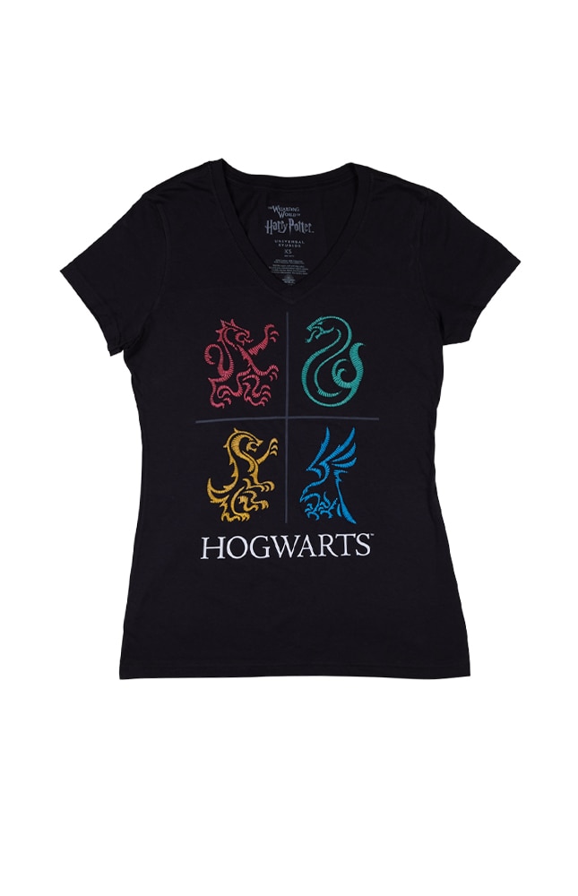 Image for Hogwarts&trade; House Emblems Ladies T-Shirt from UNIVERSAL ORLANDO