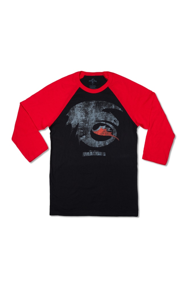 Image for How to Train Your Dragon Adult Raglan T-Shirt from UNIVERSAL ORLANDO