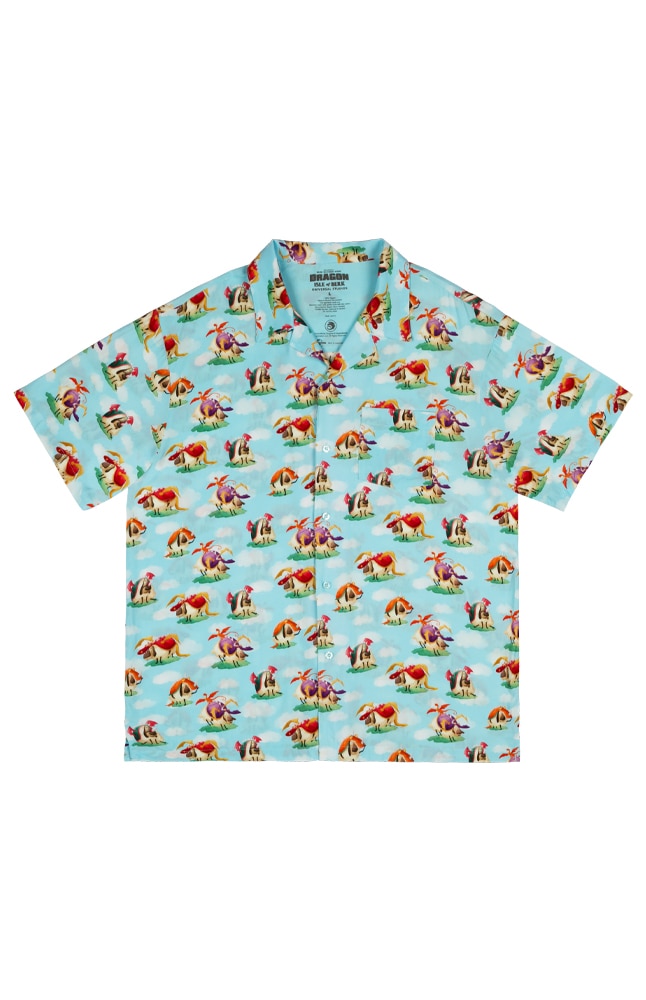 Image for How To Train Your Dragon Sheep Adult Button Up Shirt from UNIVERSAL ORLANDO