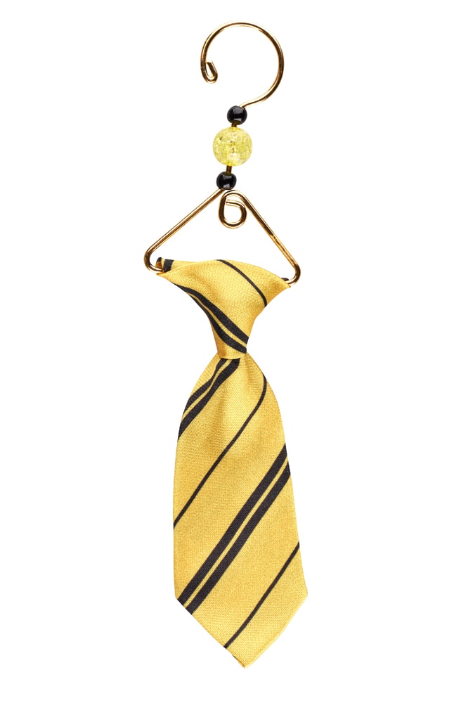Image for Hufflepuff&trade; House Tie Ornament from UNIVERSAL ORLANDO