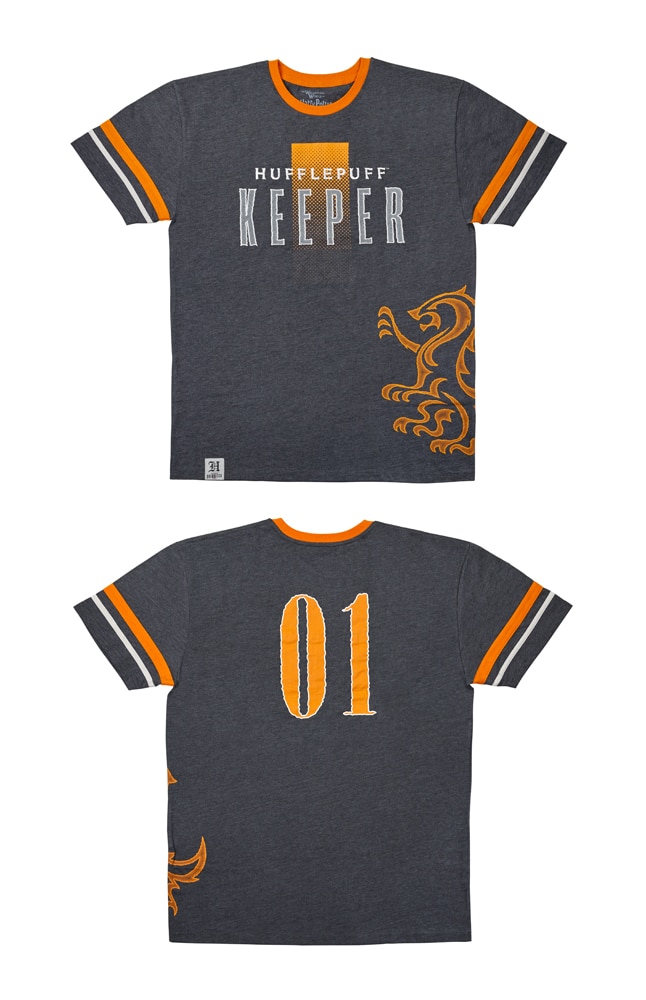 Image for Hufflepuff&trade; Quidditch&trade; Keeper Adult T-Shirt from UNIVERSAL ORLANDO