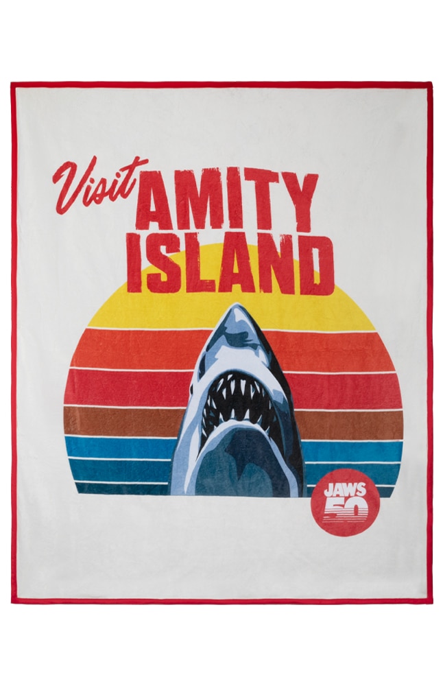 Image for Jaws 50th Anniversary Amity Island Blanket from UNIVERSAL ORLANDO