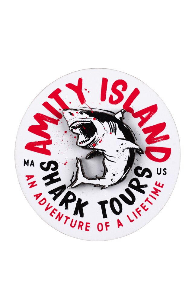 Image for Jaws Amity Island Shark Tours Wooden Magnet from UNIVERSAL ORLANDO
