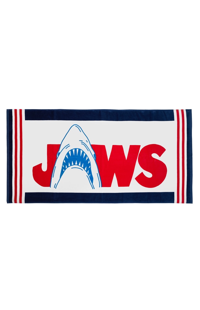 Image for Jaws Red, White, and Blue Beach Towel from UNIVERSAL ORLANDO