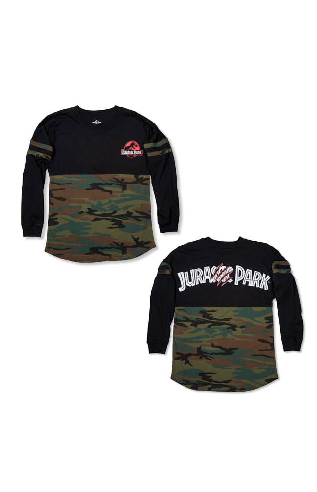 Image for Jurassic Park Camo Ladies Long-Sleeve T-Shirt from UNIVERSAL ORLANDO
