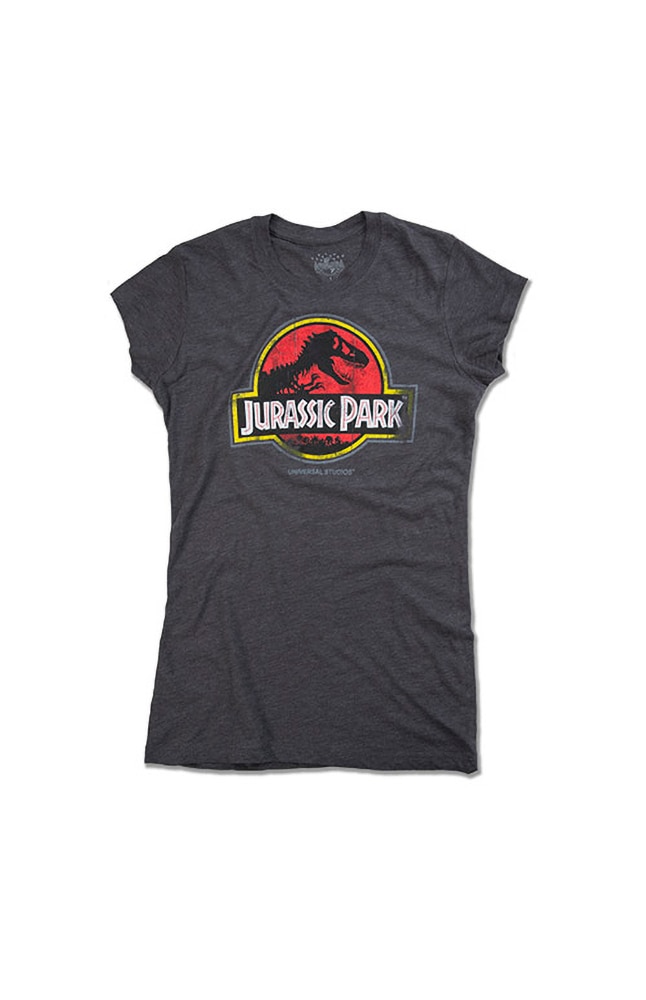 Image for Jurassic Park Logo Ladies T-Shirt from UNIVERSAL ORLANDO