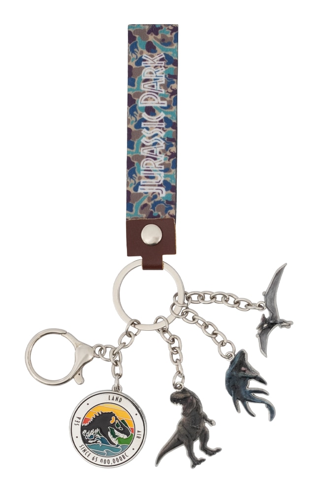 Image for Jurassic Park Sea Land Air Charm Keychain with Strap from UNIVERSAL ORLANDO