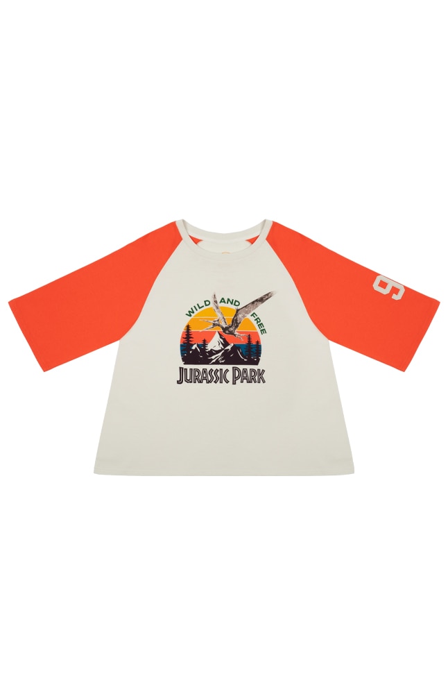 Image for Jurassic Park Sea Land Air Ladies Jersey Crop Top from UNIVERSAL ORLANDO