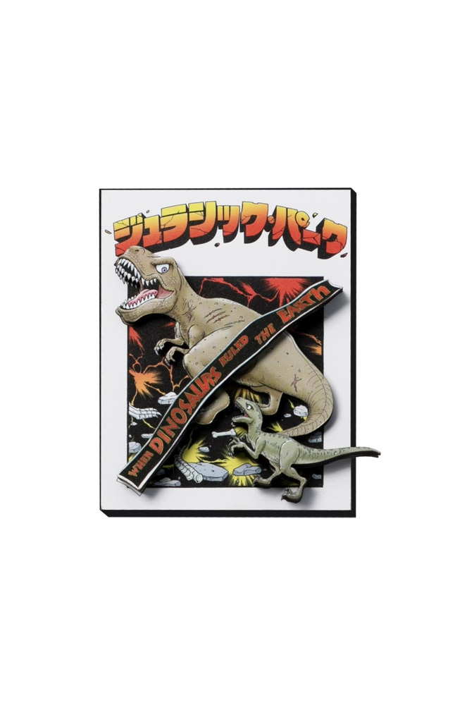 Image for Jurassic Park T-Rex &amp; Velociraptor Magnet from UNIVERSAL ORLANDO