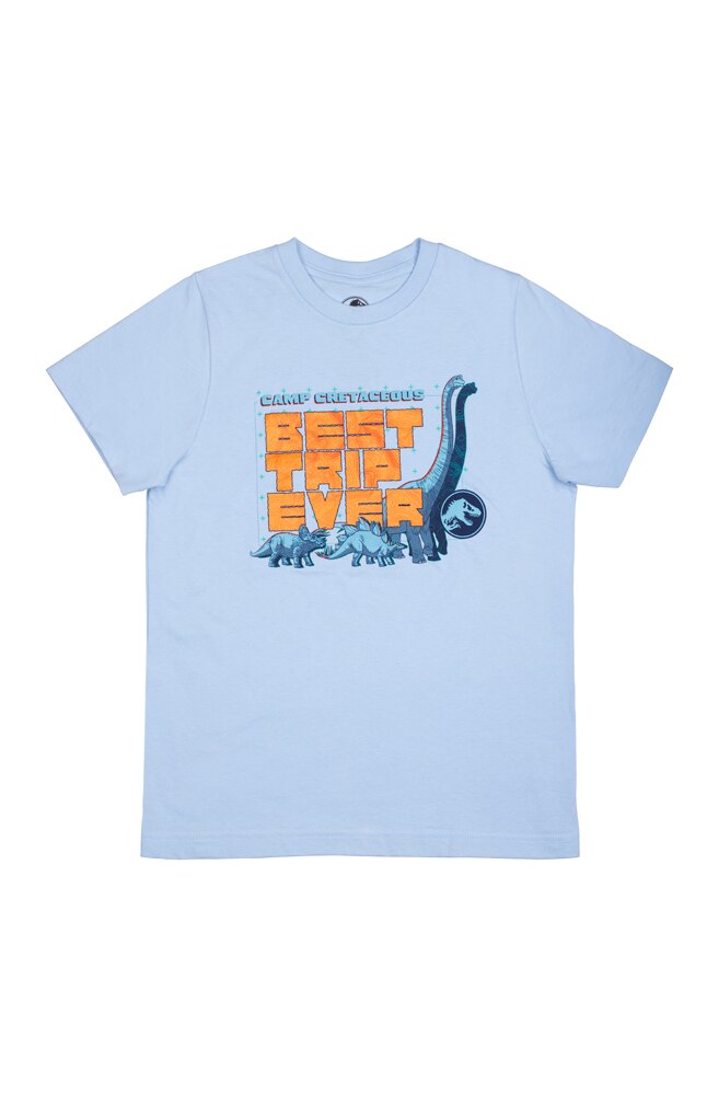 Image for Jurassic World Camp Cretaceous &quot;BEST TRIP EVER&quot; Youth T-Shirt from UNIVERSAL ORLANDO