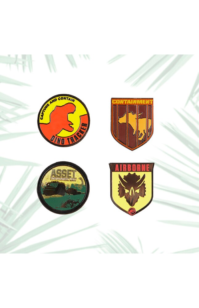 Image for Jurassic World Containment Miniature Pin Set from UNIVERSAL ORLANDO