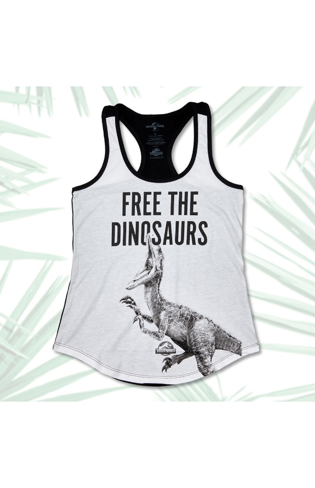 Image for Jurassic World Free The Dinosaurs Ladies Tank from UNIVERSAL ORLANDO