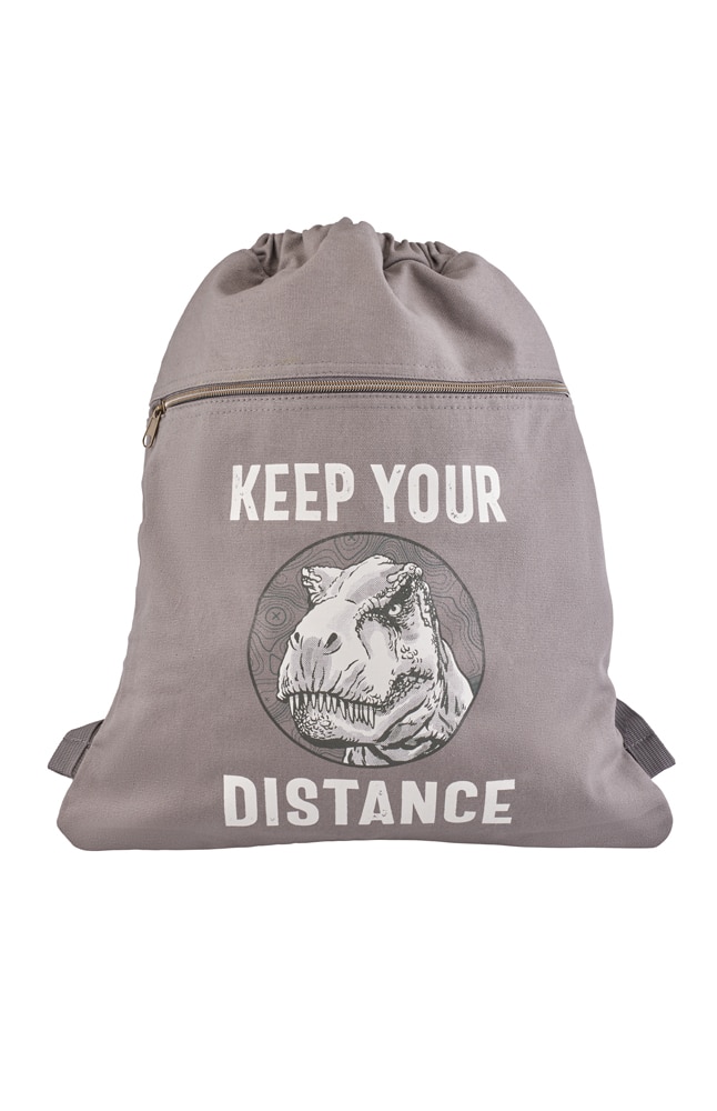 Image for Jurassic World &quot;Keep Your Distance&quot; Drawstring Backpack from UNIVERSAL ORLANDO