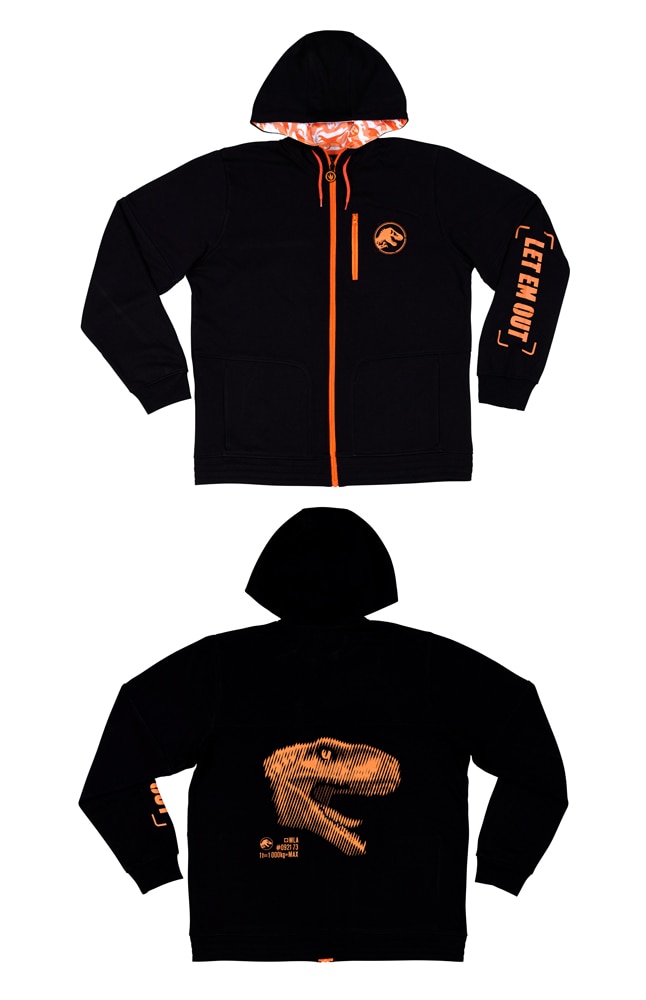 Jurassic park zip up hoodie sale