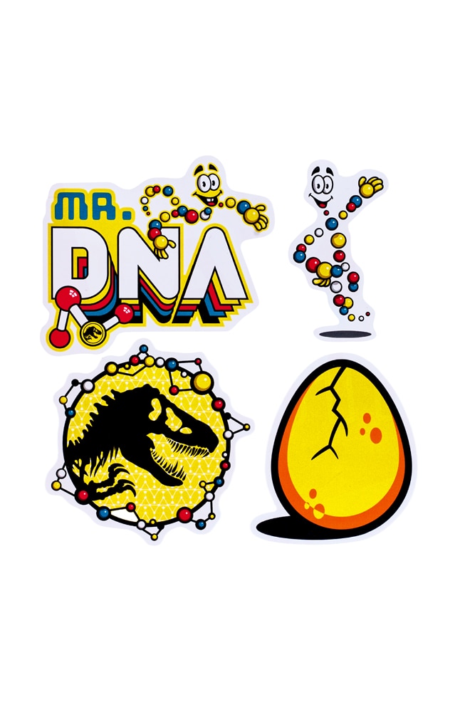 Image for Jurassic World Mr. DNA Sticker Set from UNIVERSAL ORLANDO