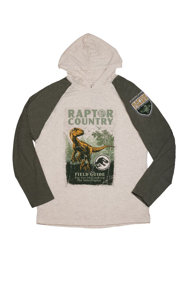 Image for Jurassic World &quot;Raptor Country&quot; Adult Hooded T-Shirt from UNIVERSAL ORLANDO