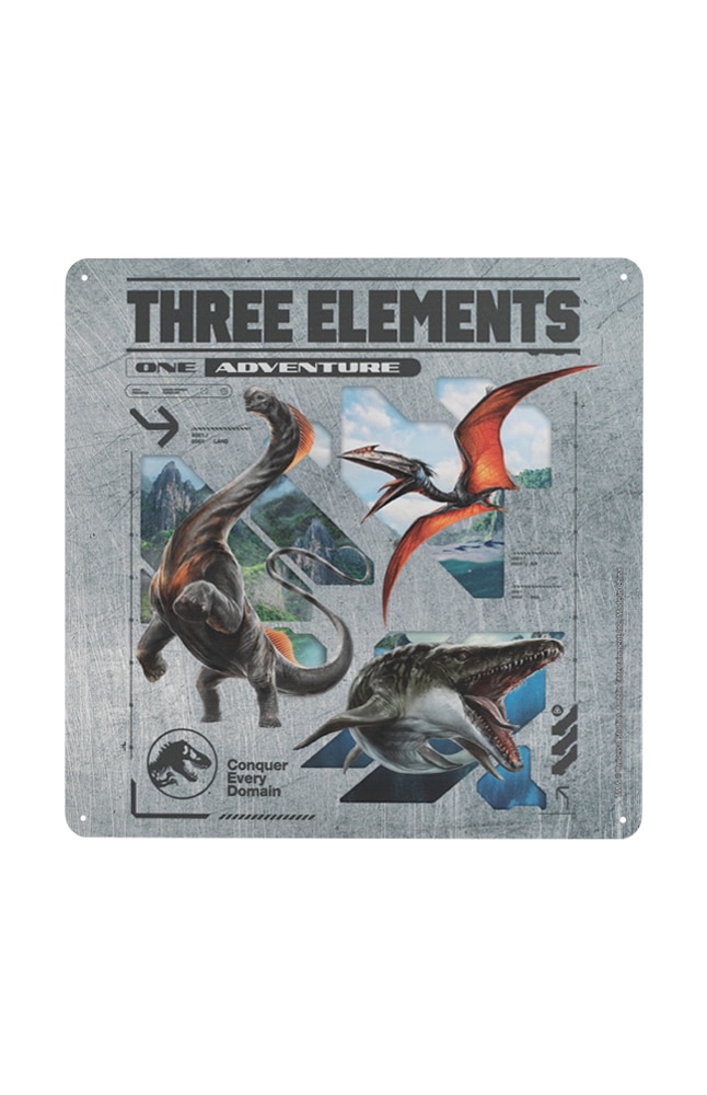 Image for Jurassic World Rebirth Metal Wall Sign from UNIVERSAL ORLANDO