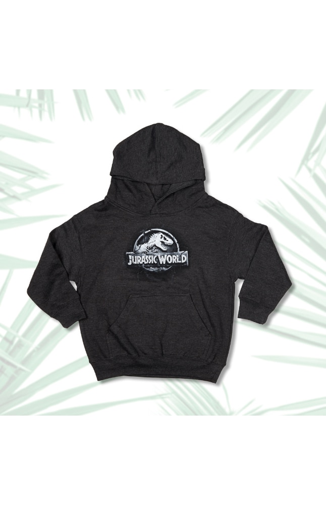 Image for Jurassic World Stone Logo Youth Sweatshirt from UNIVERSAL ORLANDO