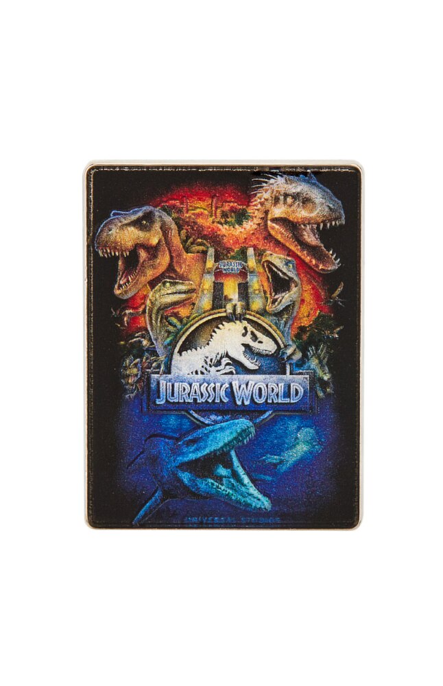 Universal Studios Exclusive Jurassic World Entrance Gate Pin New on Card 