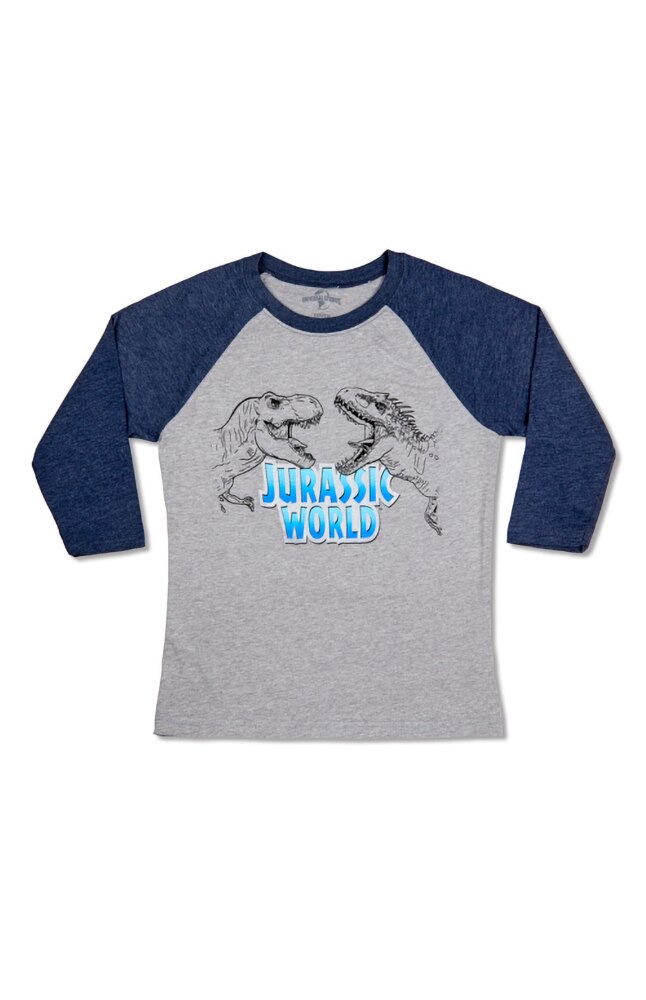 Image for Jurassic World Youth Raglan T-Shirt from UNIVERSAL ORLANDO