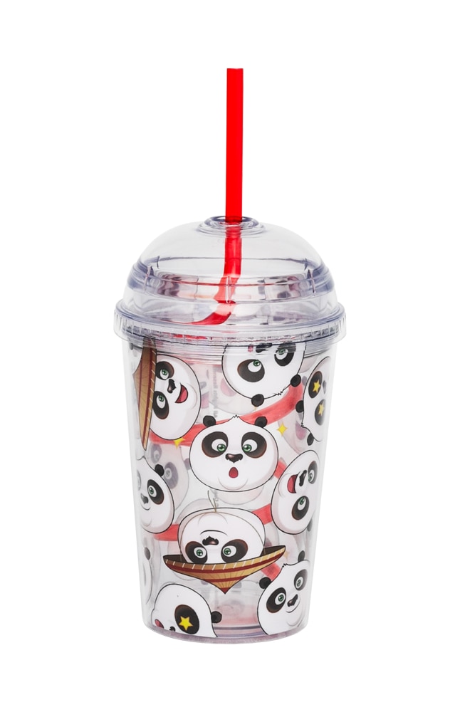 Image for Kung Fu Panda Swirly Straw Tumbler from UNIVERSAL ORLANDO