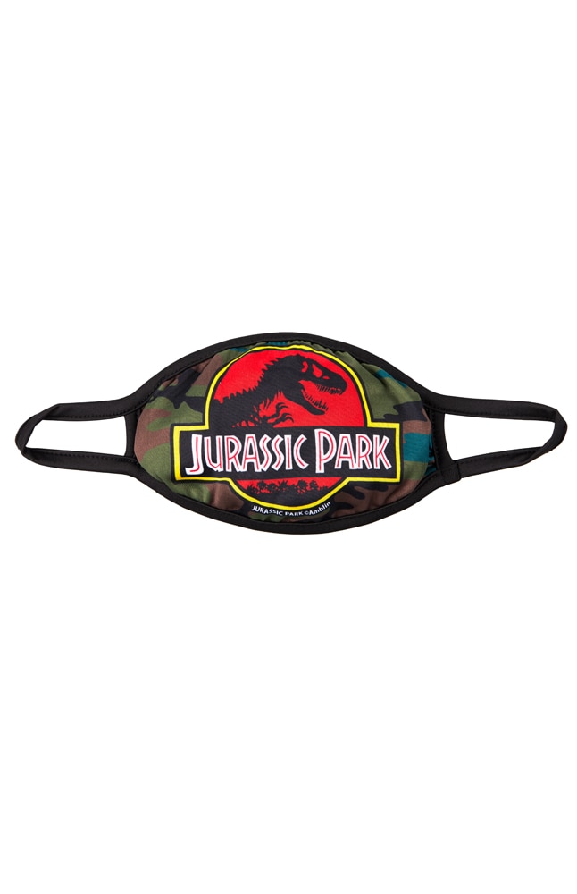 Image for Large Jurassic Park Logo Cloth Face Mask from UNIVERSAL ORLANDO
