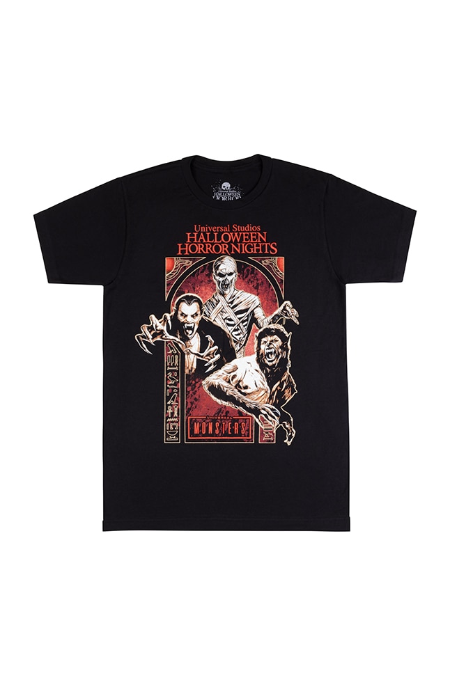Image for Limited Edition Halloween Horror Nights 2022 Universal Monsters T-Shirt from UNIVERSAL ORLANDO